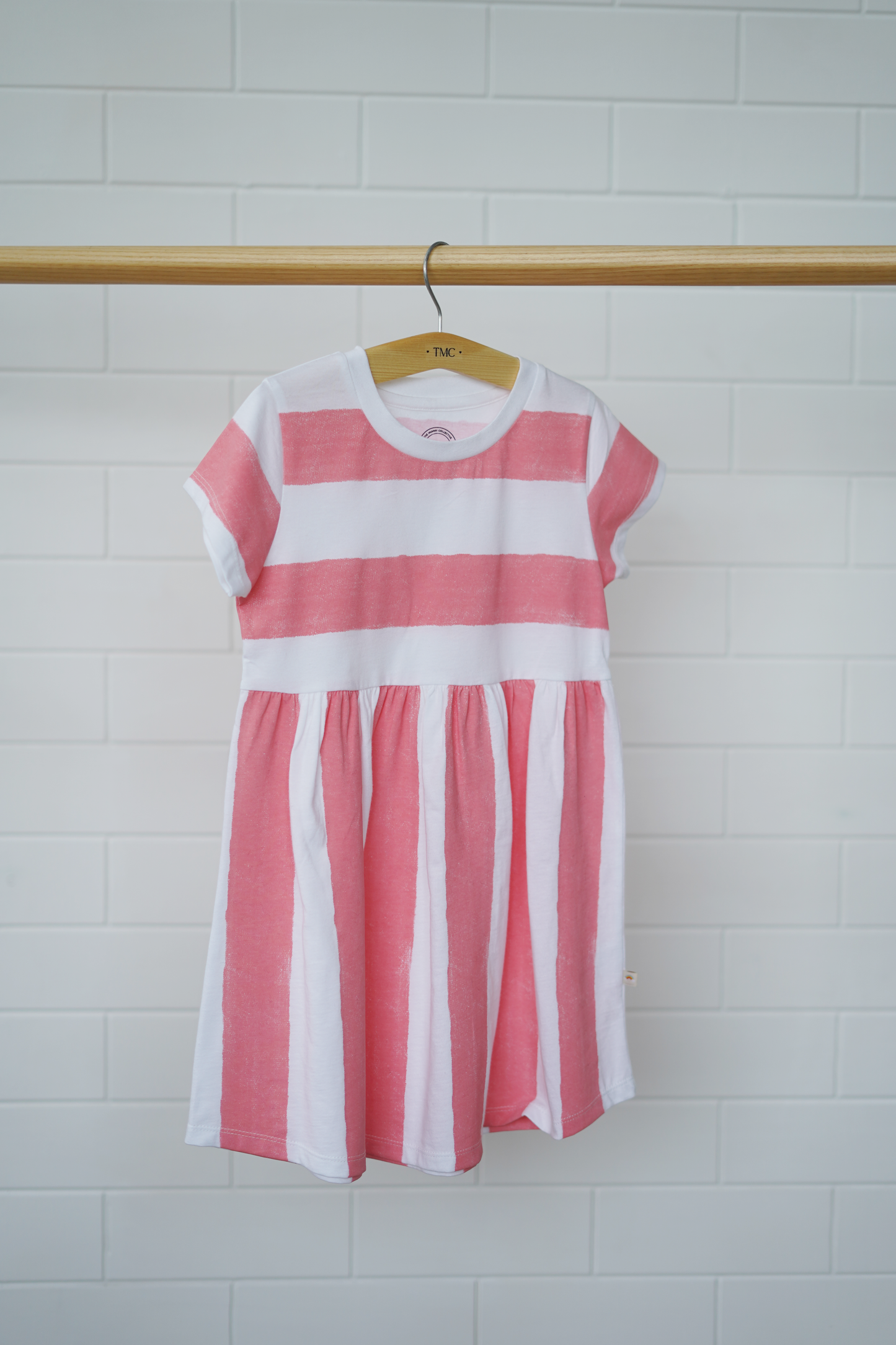 100% Organic Cotton - Tee Dress - Nautical Stripes