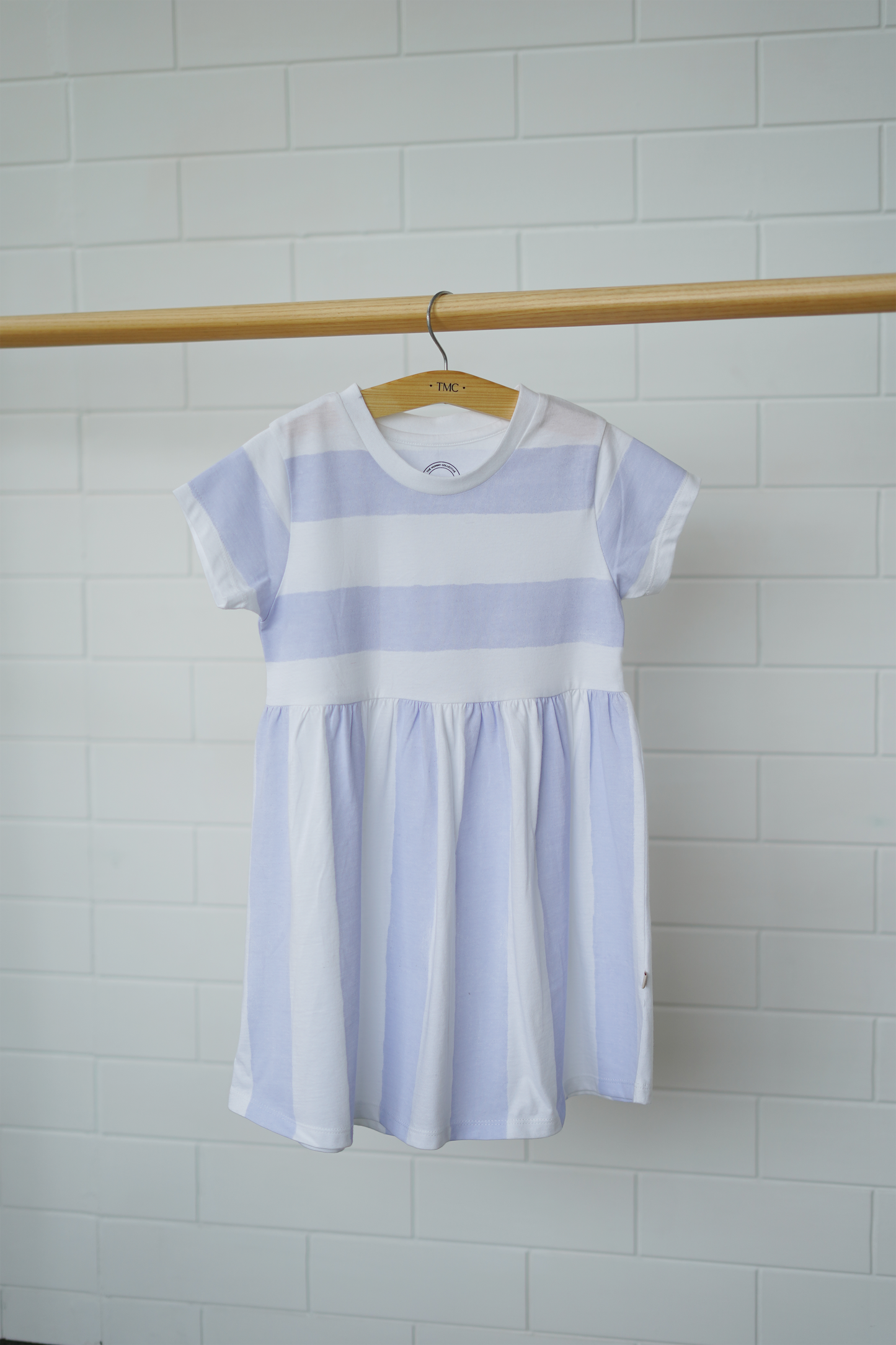 100% Organic Cotton - Tee Dress - Nautical Stripes