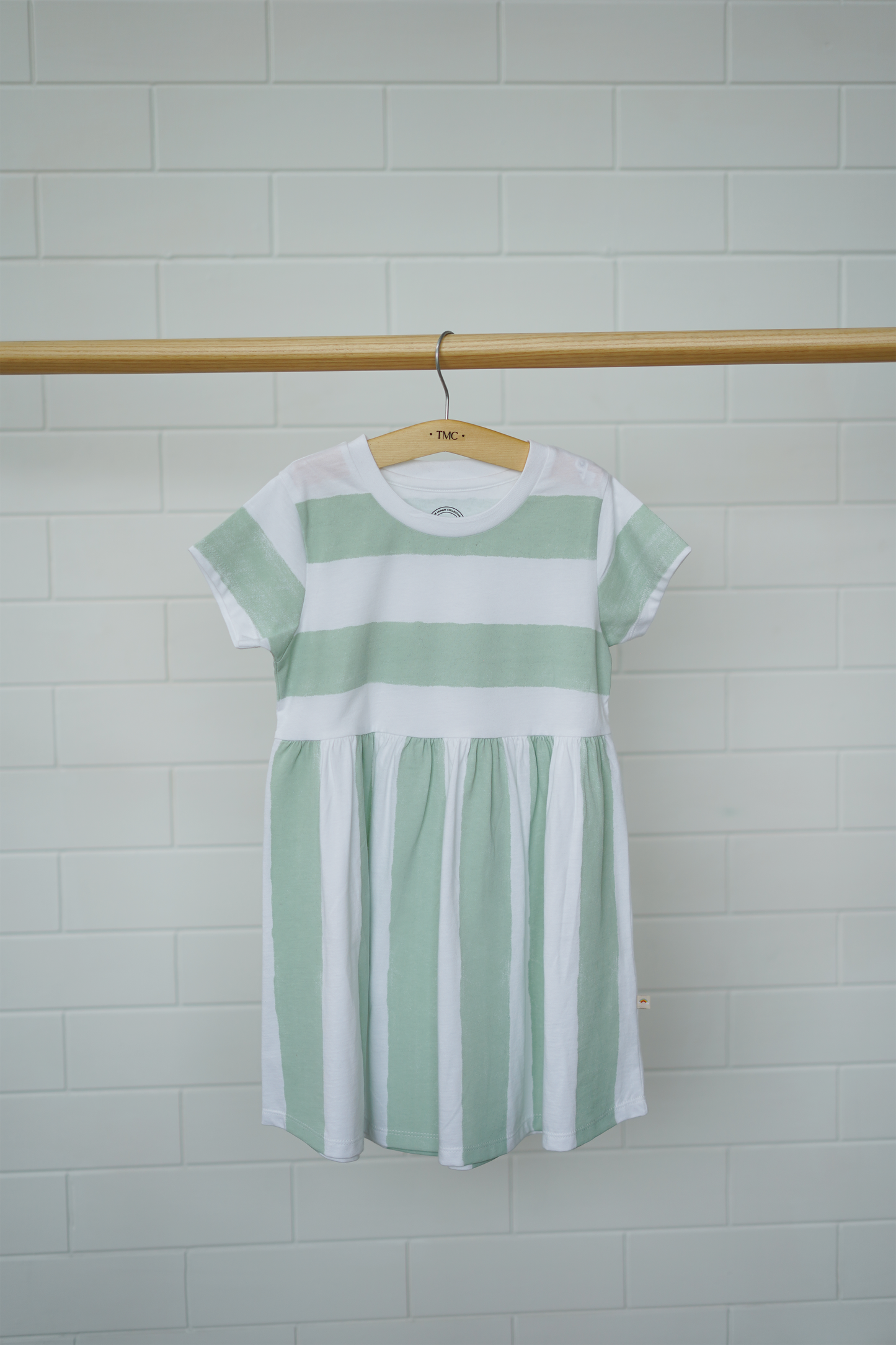 100% Organic Cotton - Tee Dress - Nautical Stripes