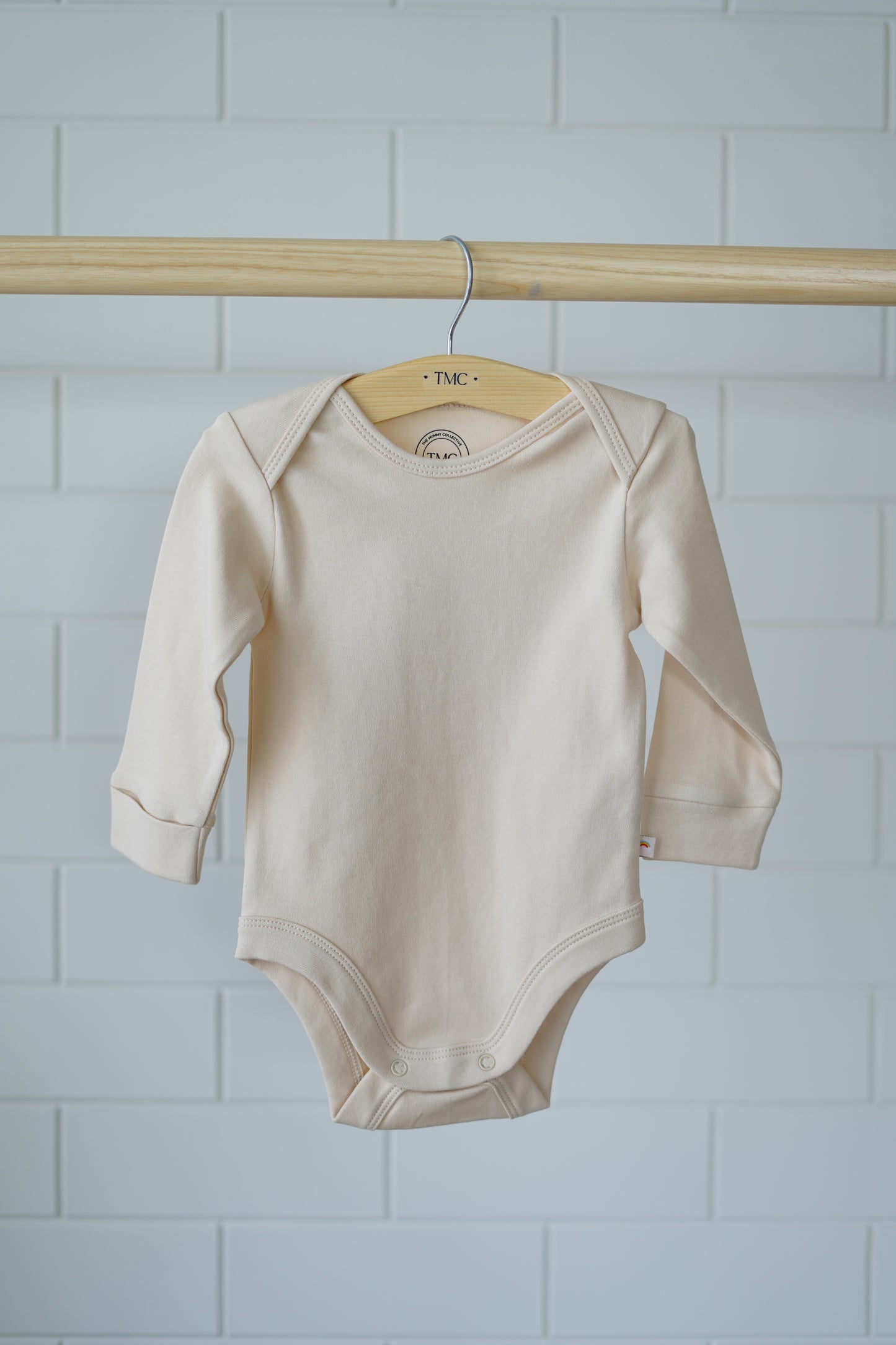 100% Organic Cotton - Full Sleeve Bodysuit Starterpack - Combo 2 (Beiges and Pinks)