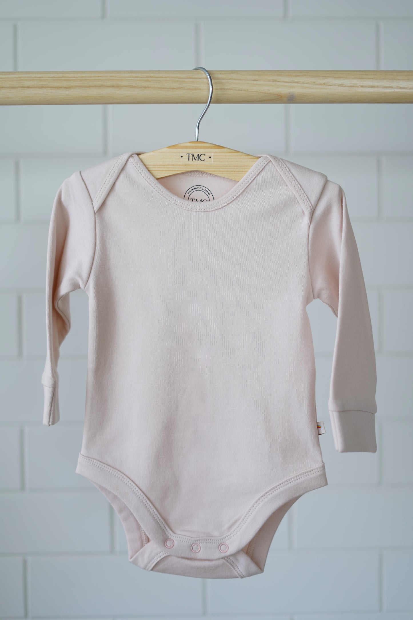 100% Organic Cotton - Full Sleeve Bodysuit Starterpack - Combo 5 (Whites and Pinks)