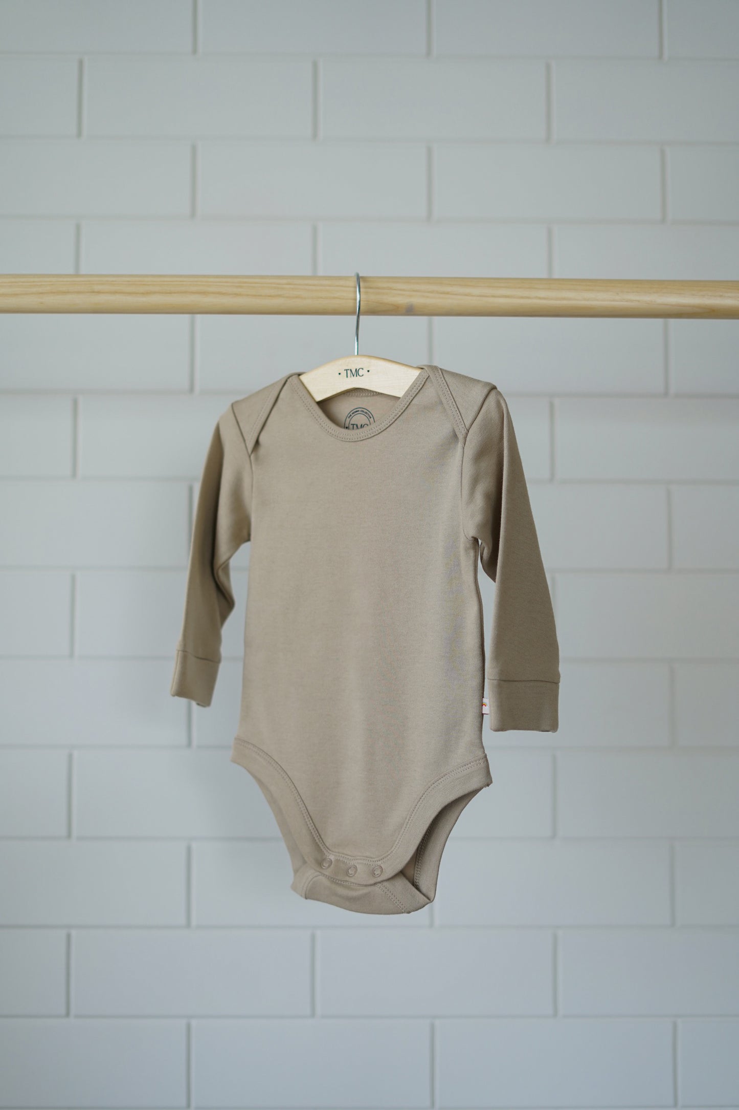 100% Organic Cotton - Full Sleeve Bodysuit Starterpack - Combo 1 (Whites and Beiges)