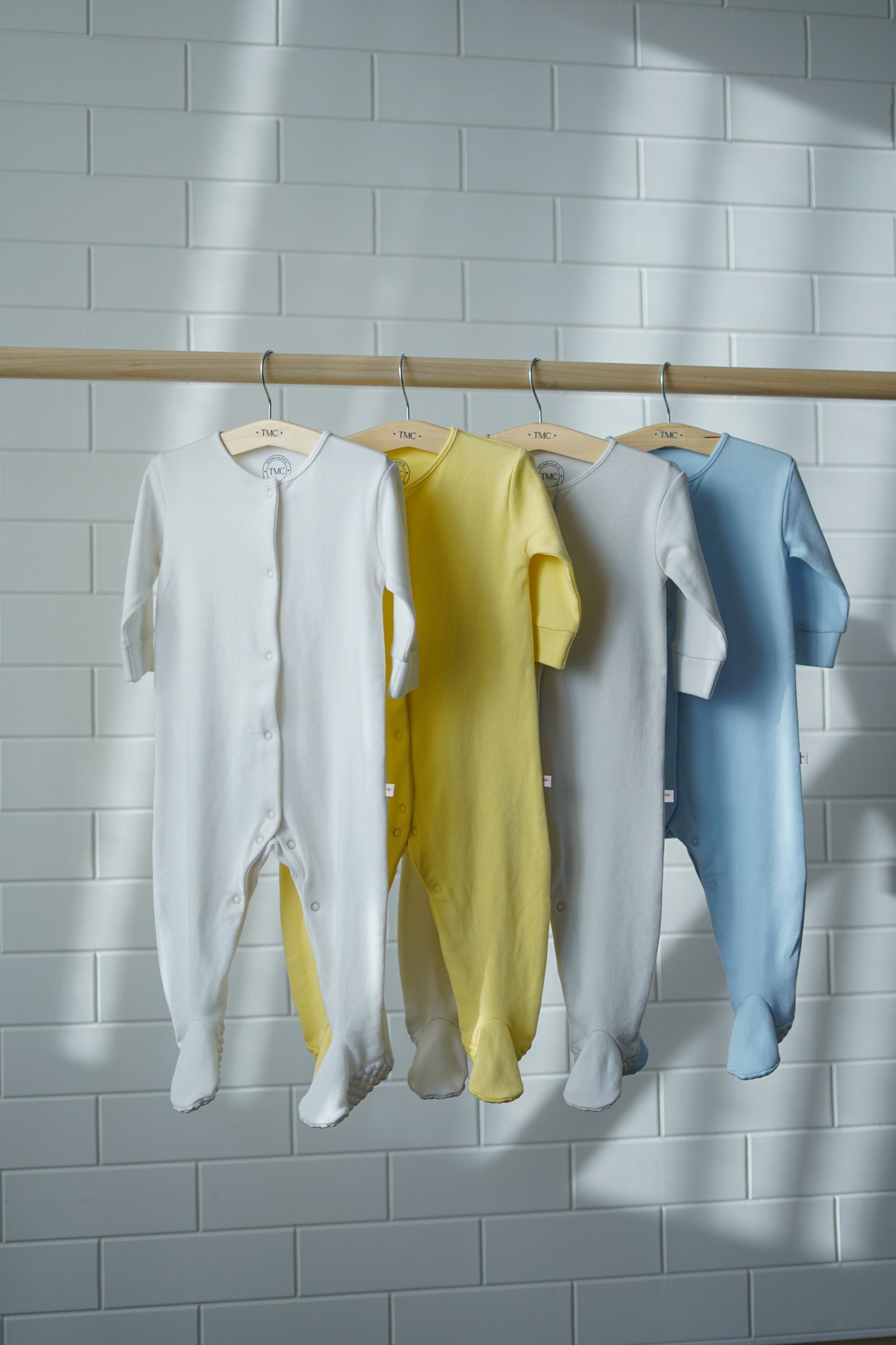 100% Organic Cotton - Footie Single Pack - Yellow