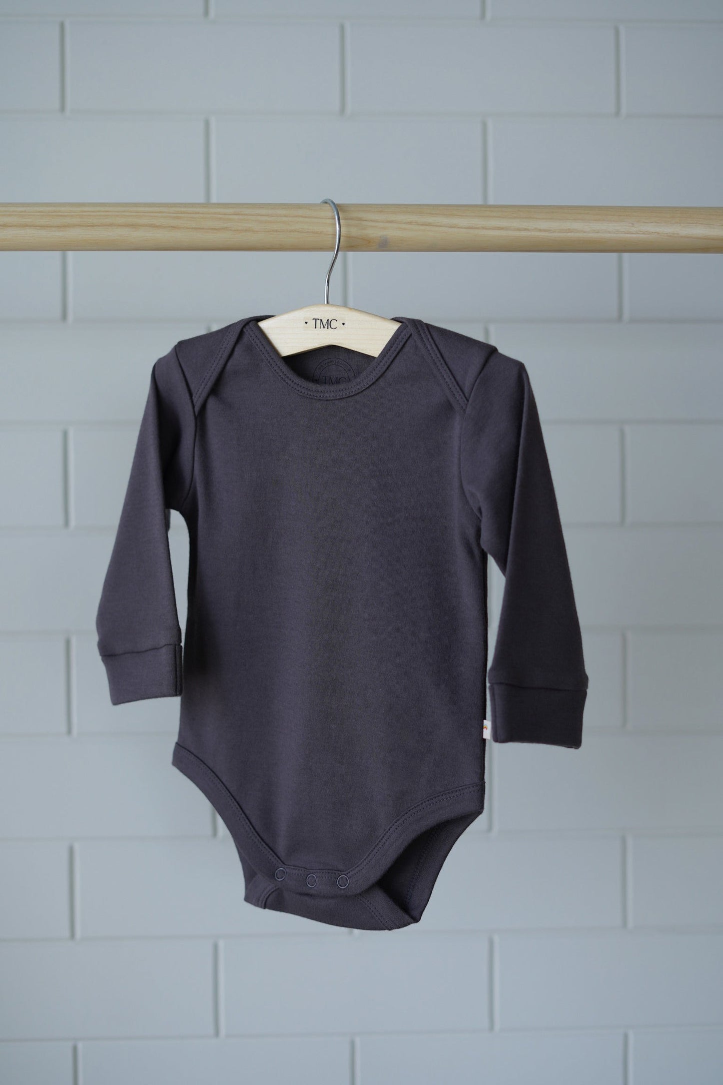 100% Organic Cotton - Full Sleeve Bodysuit Starterpack - Combo 7 (Whites and Greys)