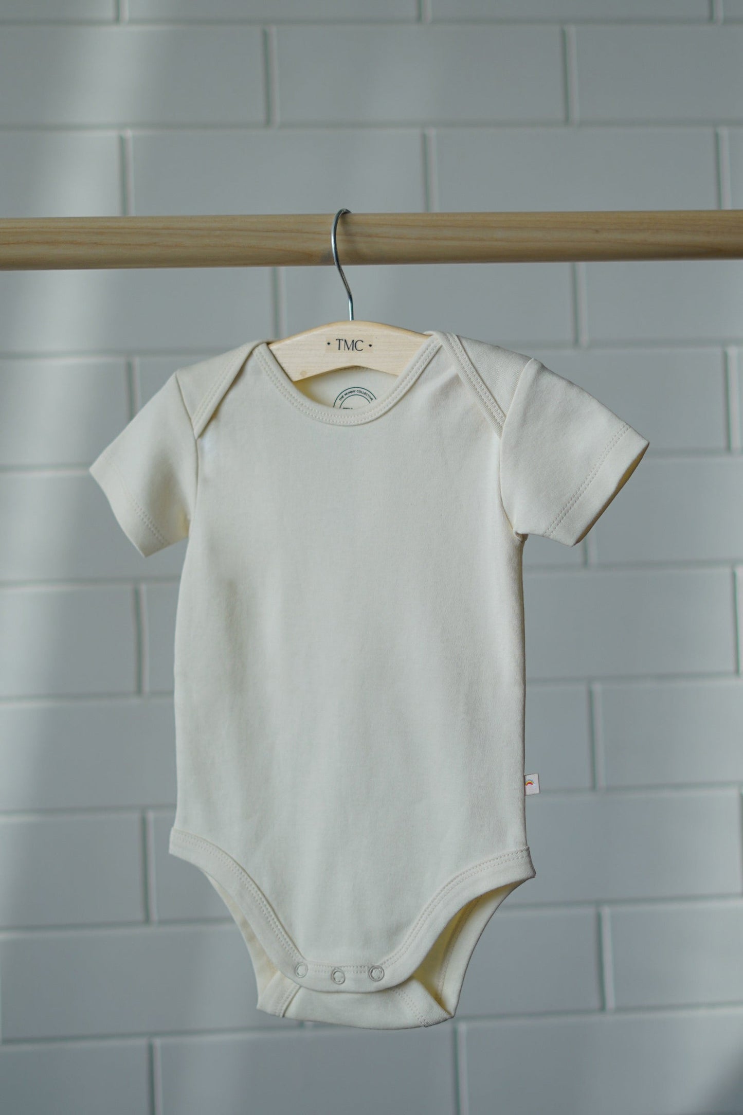 100% Organic Cotton - Half Sleeve Bodysuit Starterpack - Combo 1 (Whites and Beiges)