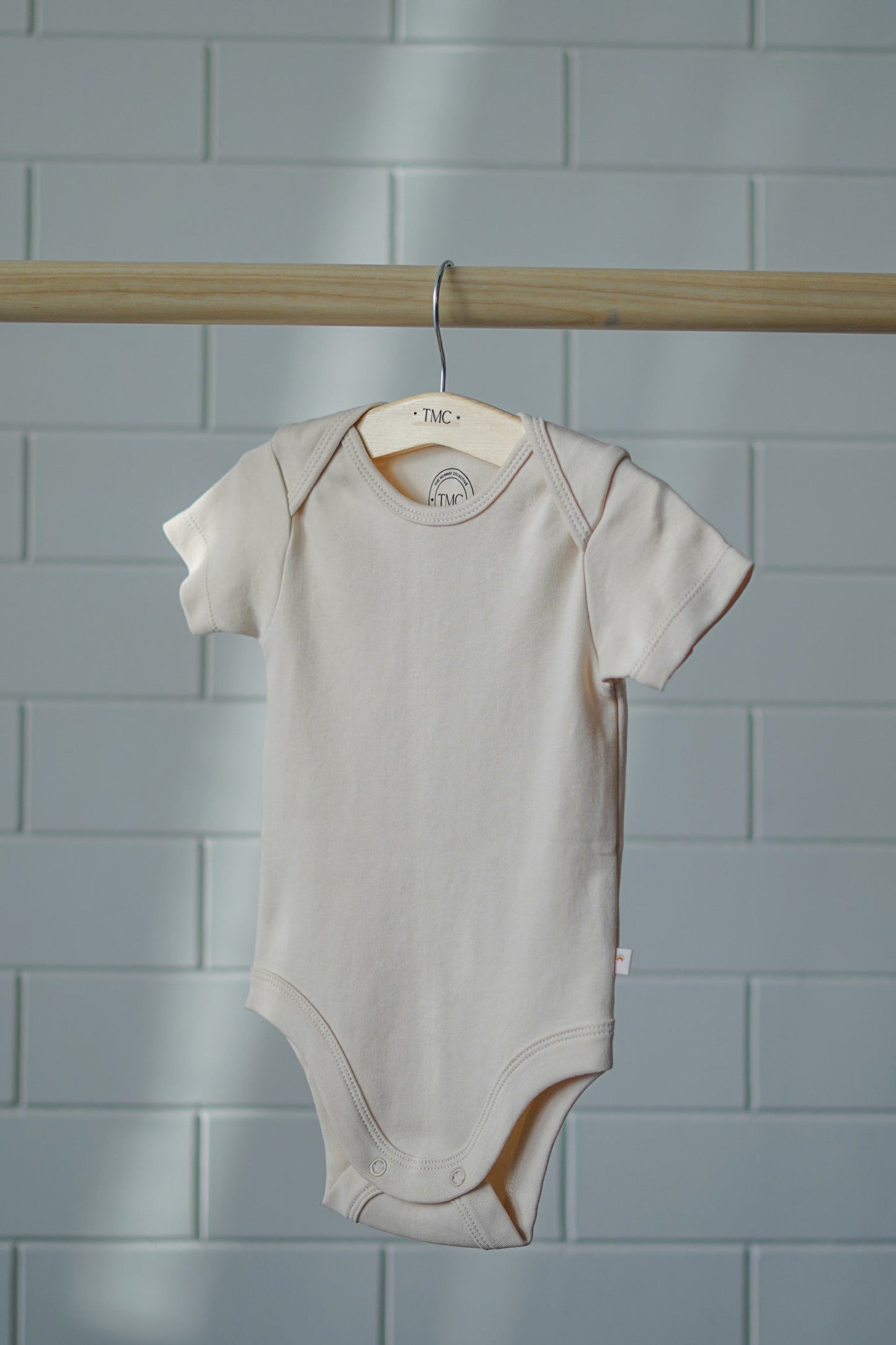 100% Organic Cotton - Half Sleeve Bodysuit Starterpack - Combo 1 (Whites and Beiges)